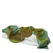 Silk Twill Double-Sided Scarf | Bird of Paradise—Gold & Green