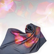 Silk Twill Double-Sided Scarf | Lenten Rose—Original & Flower