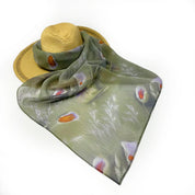 Silk Chiffon Scarf | California Poppies