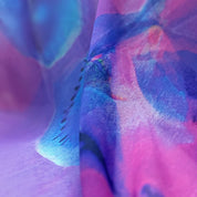 Silk Chiffon Scarf | Lenten Rose Overlays—Purple