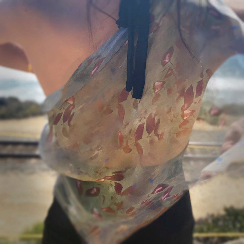 Silk Chiffon Scarf | Wildflower—Original