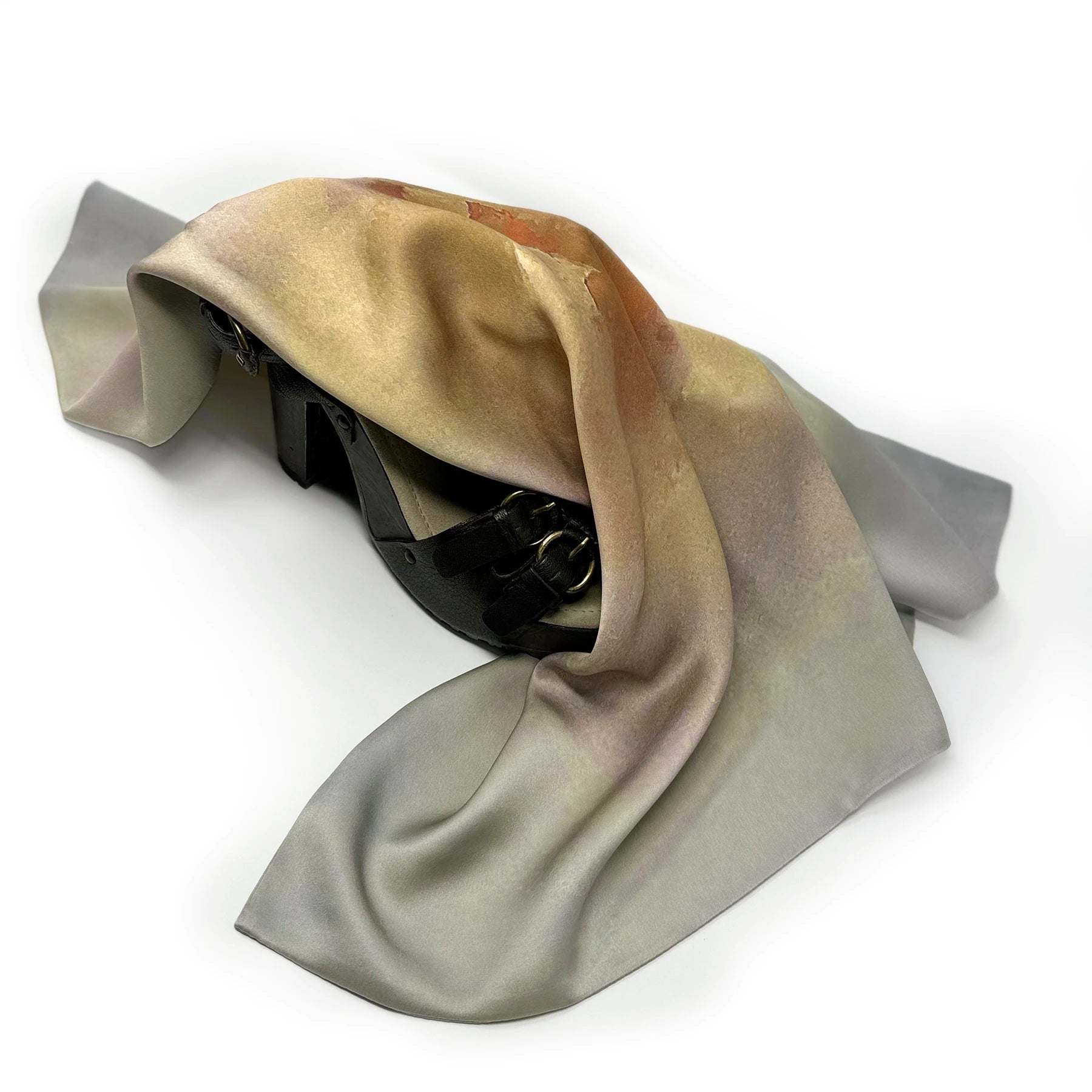 Silk Twill Double-Sided Scarf | Daffodil